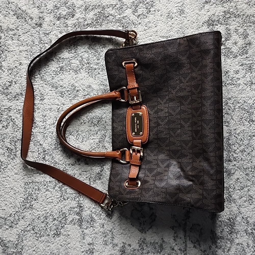 Michael Kors Brown Logo Bag